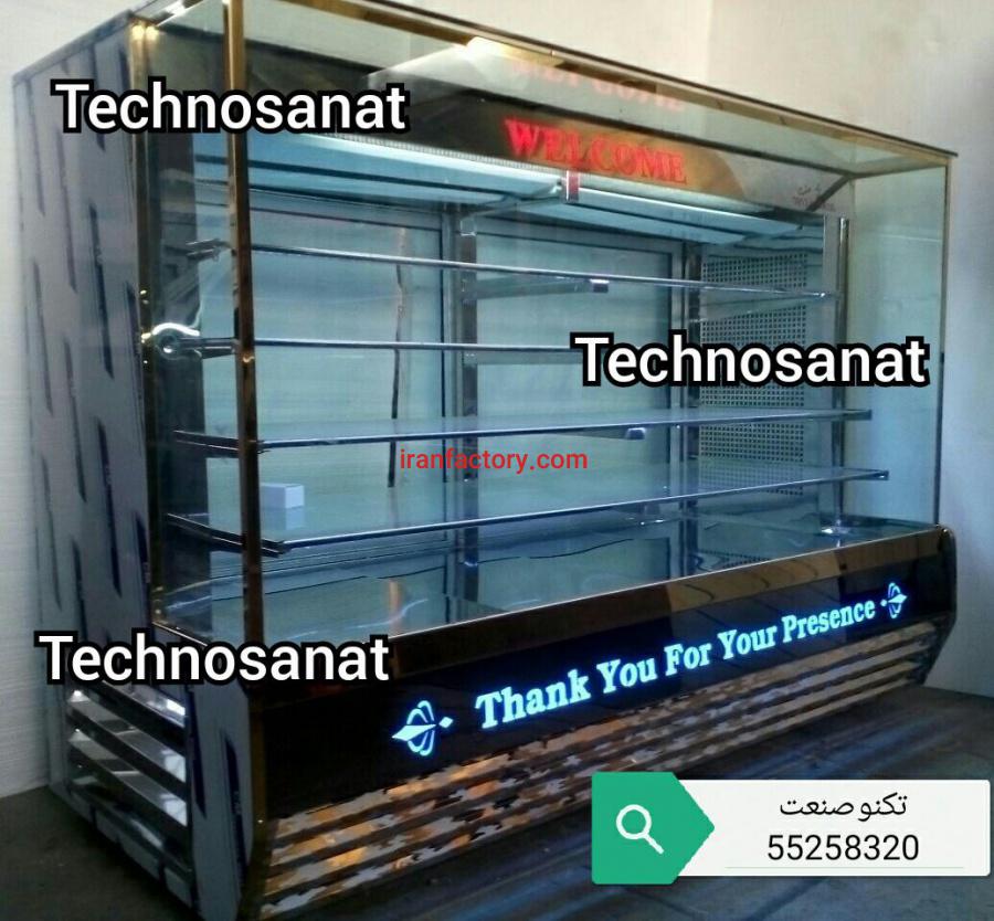 یخچال قنادی مکعبی در ابعاد مختلف تکنوصنعت0