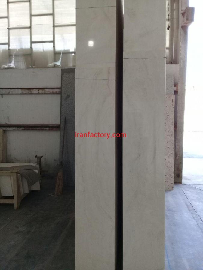 تراورتن سفید موج دار طبس سنگبری فروردین نو0