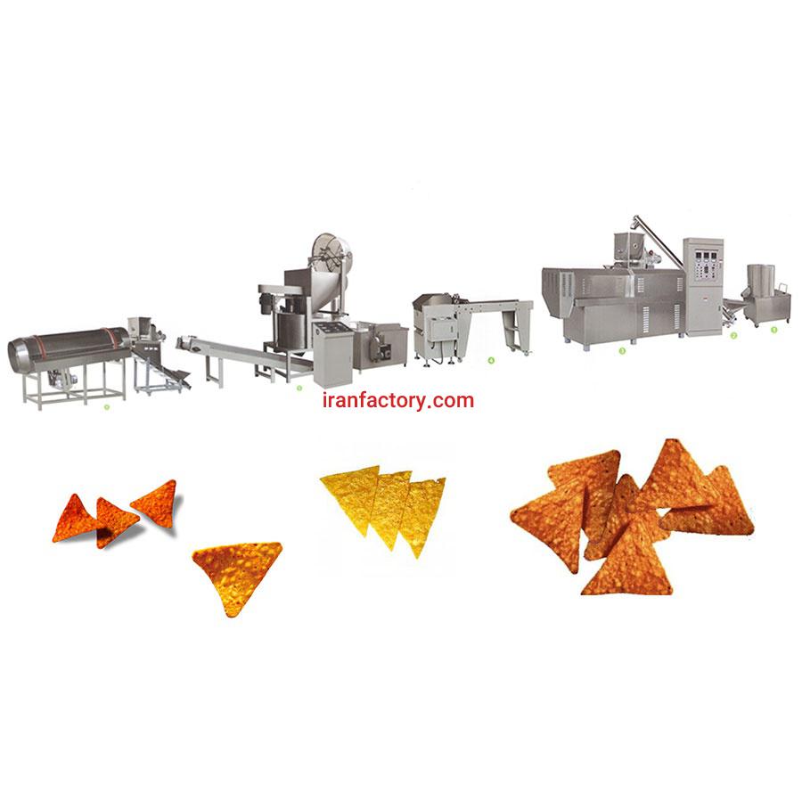 خط تولید دوریتوز(چیپس مثلثی)0