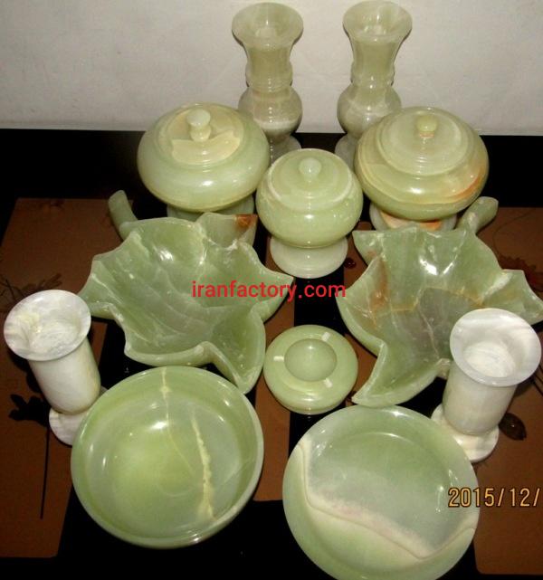 فروش سنگ مرمر سبز، پرتقالی و سفید5