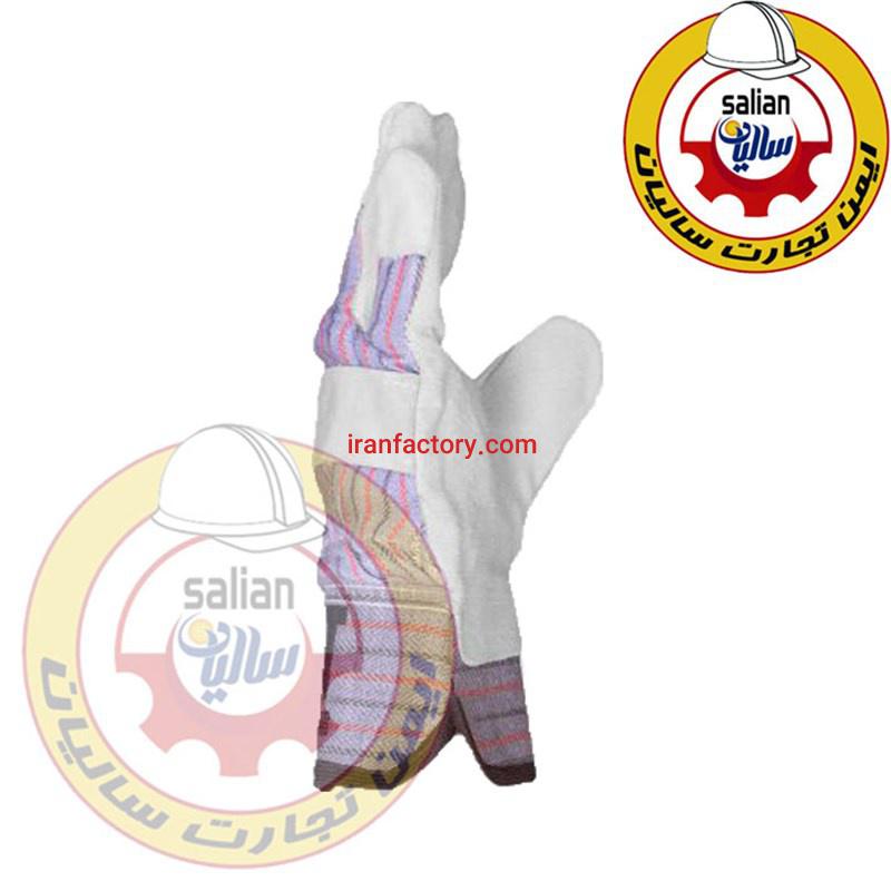 دستکش ایمنی کف چرم1