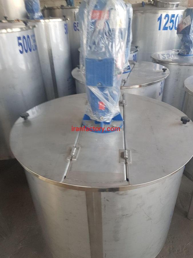 مخزن استیل همزن دار0