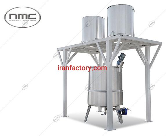 مخازن آماده سازی - سکوی فرمولاسیون  مدل  KPT N210000