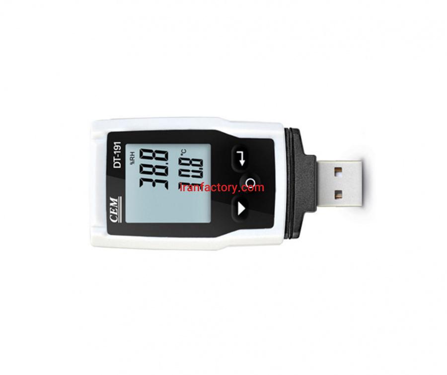 فروش دیتالاگر دیجیتال دما DT-191 سی ای ام CEM در تهران1