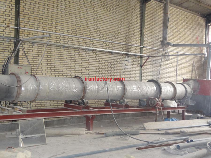 خشک کن دوار استیل ضد اسید همراه با هیتر مجزا0