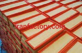 کاغذچین شده وخام فیلترهوا1