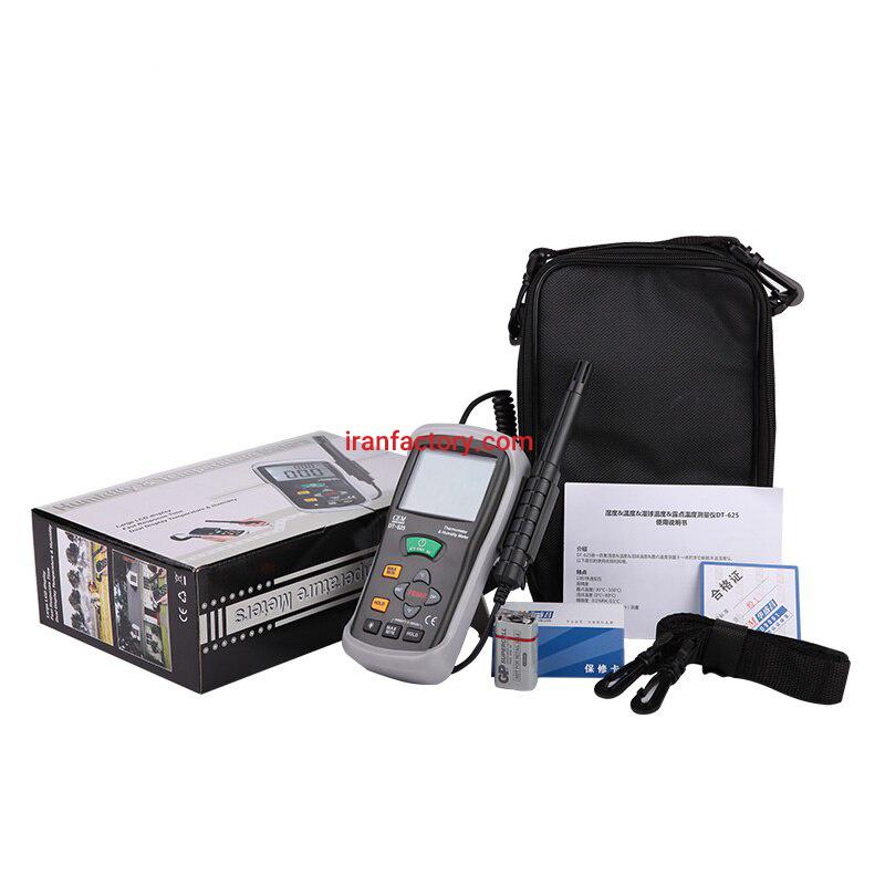 فروش رطوبت سنج و دماسنج DT625 در تهران0