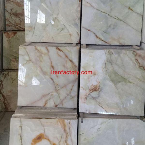 مرمر سبز مغز پسته‌ای سنگبری الوان