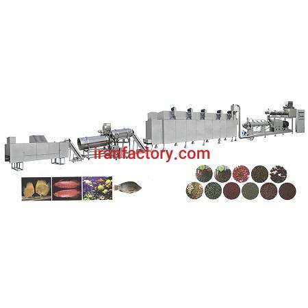 فروش خط تولید خوراک آبزیان در تبریز