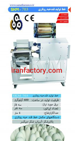 خط تولید قند حبه روتاری صنعت کاران متحد کرج