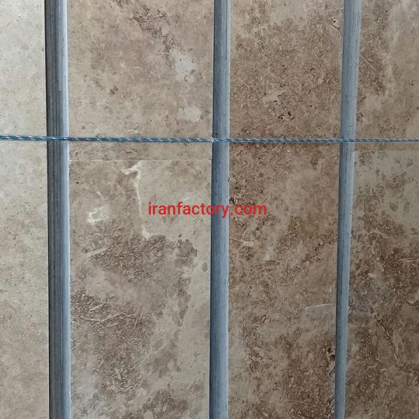 قیمت سنگ تراورتن بی موج شکلاتی کاشان ممتاز