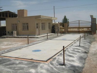 فروش و نصب باسکول جاده ای بتن فلز پیش ساخته داخل زمین