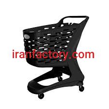 فروش چرخ فروشگاهی پلاستیکی 90 لیتر گروه صنعتی دی