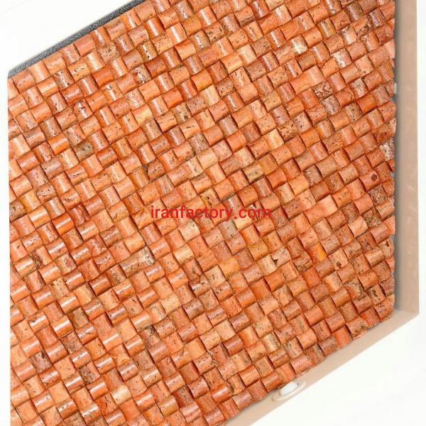 سنگ آنتیک حصیری قرمز آنتیک ‌سنگ ‌خشتی
