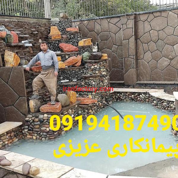 اجرای سنگ لاشه سنگ مالون سنگ کوهی سنگ ورقه ای