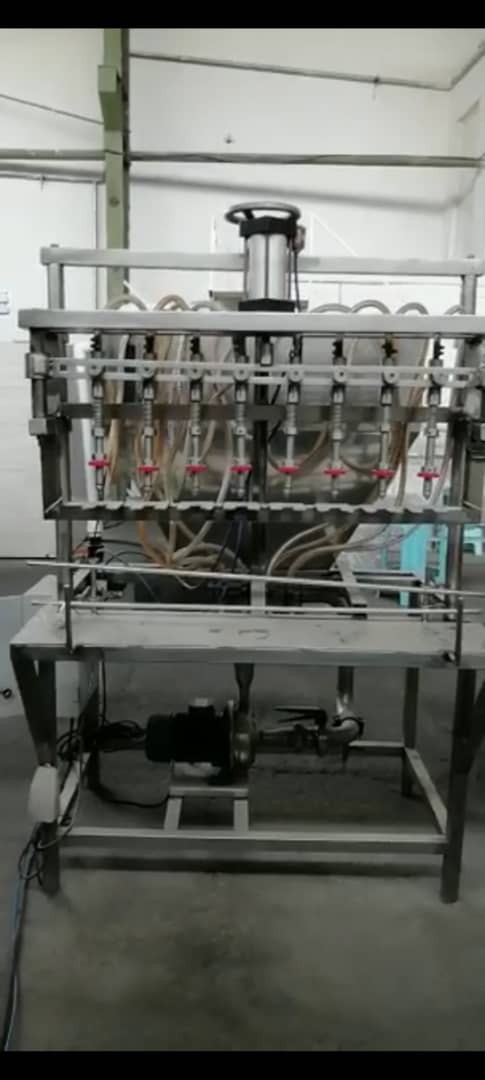 فروش دستگاه پرکن ۸ نازل سیلندر و پیستونی