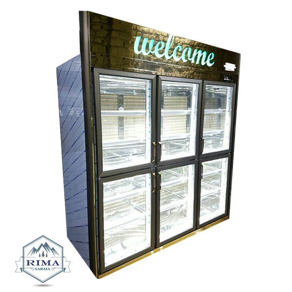 فریزر ایستاده 6 درب دیجیتالی ریما سرما