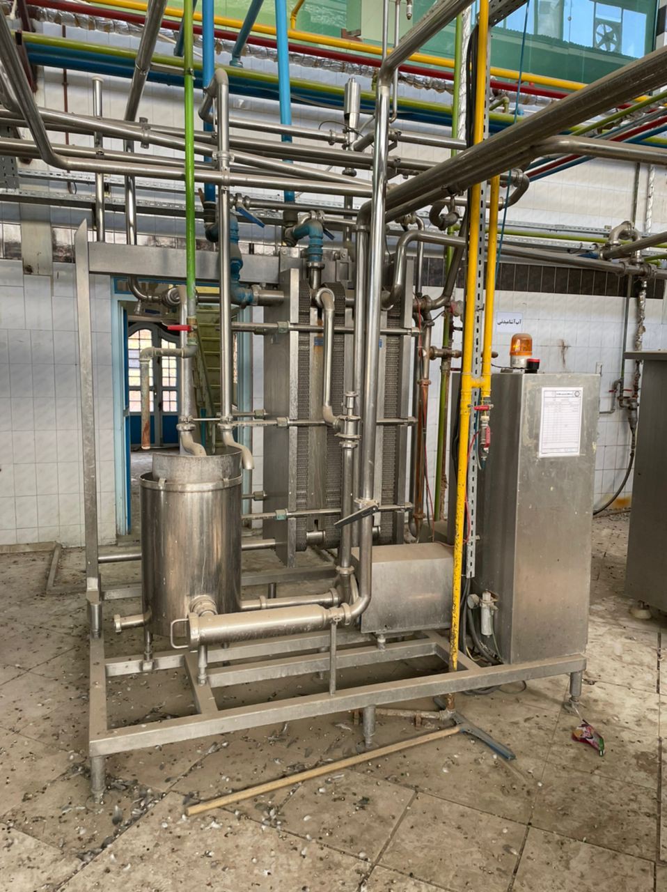 فروش  دستگاه پاستور 5 تن لبنیات