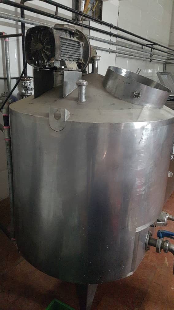مخزن استیل پروسس 800 لیتری