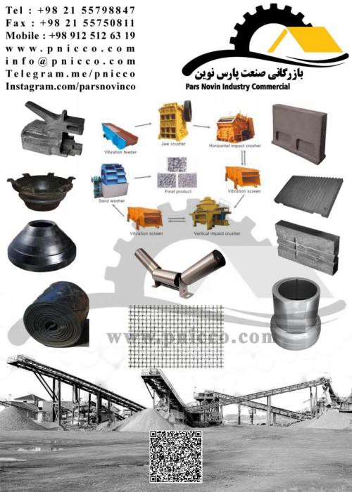 تولید لوازم یدکی سنگ شکن در تهران