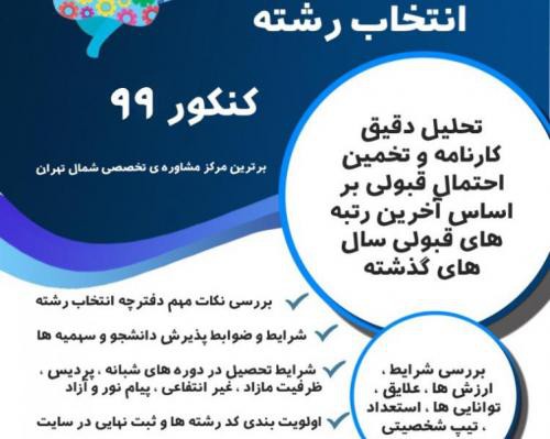 انتخاب رشته کنکور سراسری در تهران