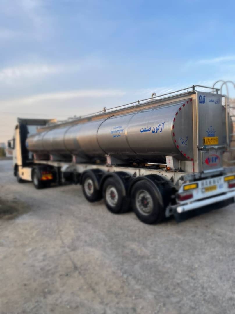 تانک استیل حمل شیر  26 تن آرگون صنعت