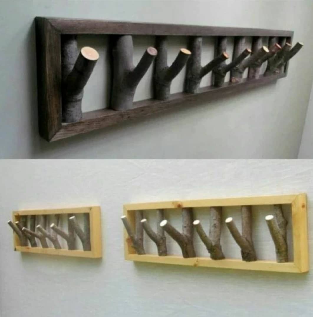 تولید آویز چوبی دیواری مدل تنه درخت در زنجان