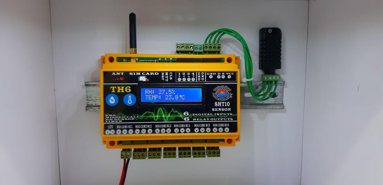 دستگاه کنترل پیامکی دما