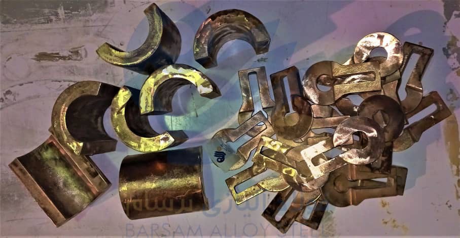 ریخته گری کلمپ فسفر برنز فولاد آلیاژی برسام