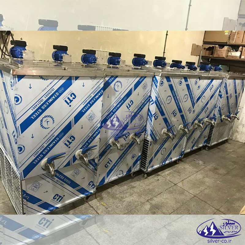 شیر سردکن صنعتی سیلور