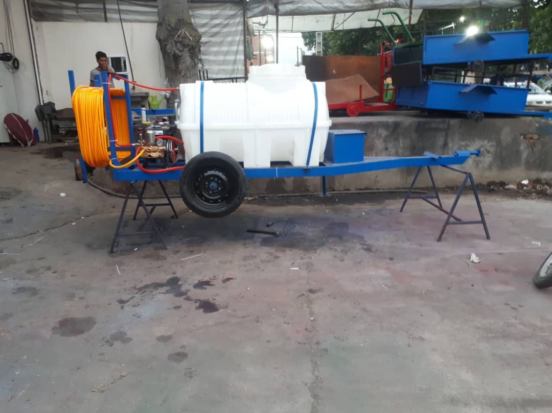 دستگاه سمپاش فرقونی چرخ دار شرکت ماشین سازی ویرا مازندران