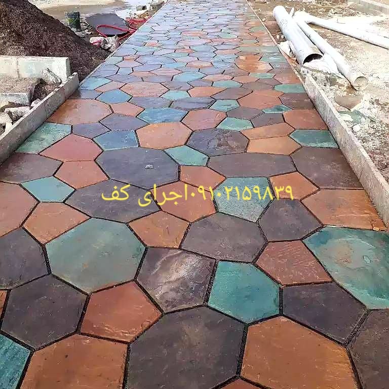 اجرای سنگ فرش لاشه نامنظم حکیمی