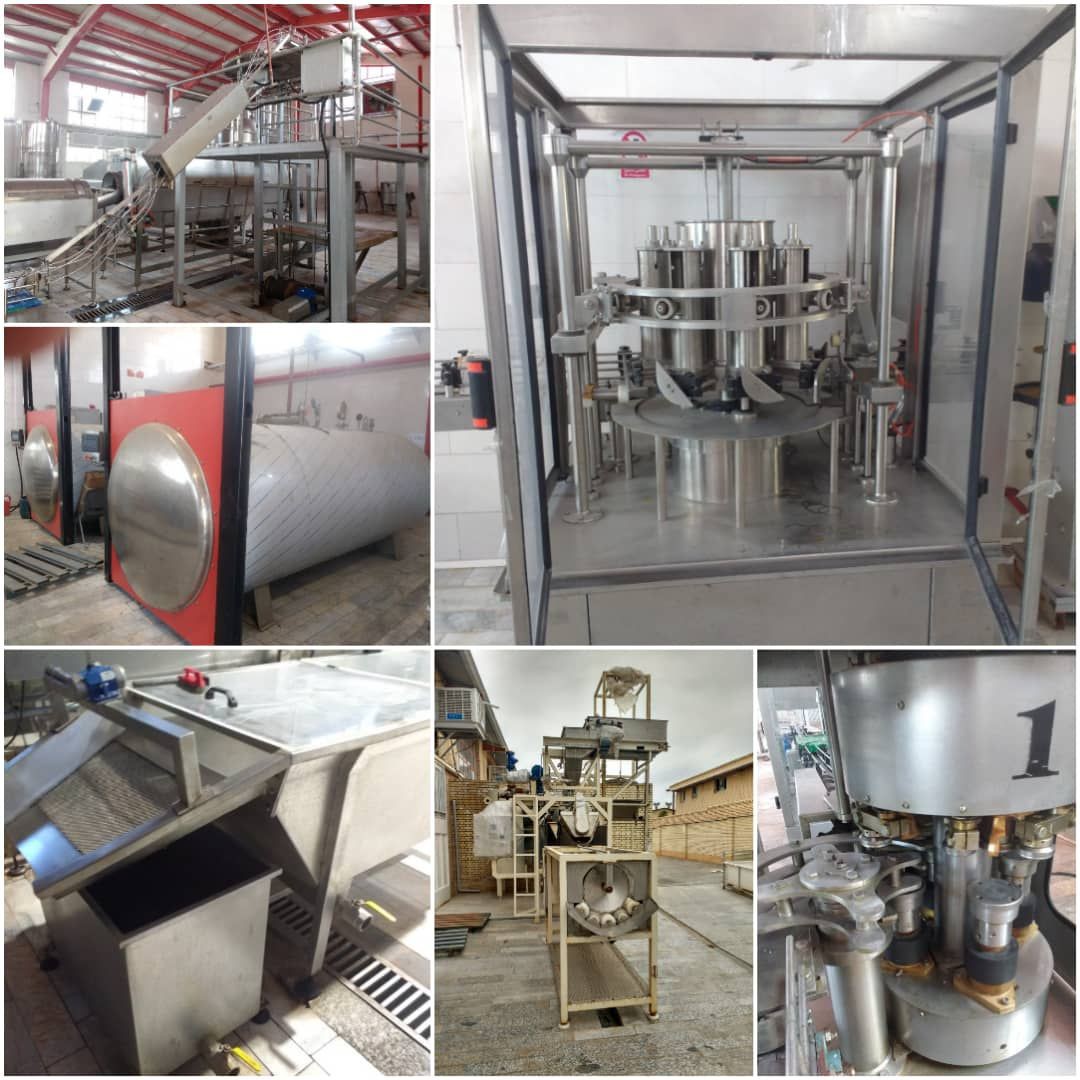 خط کامل تولید کنسرو و لوبیا