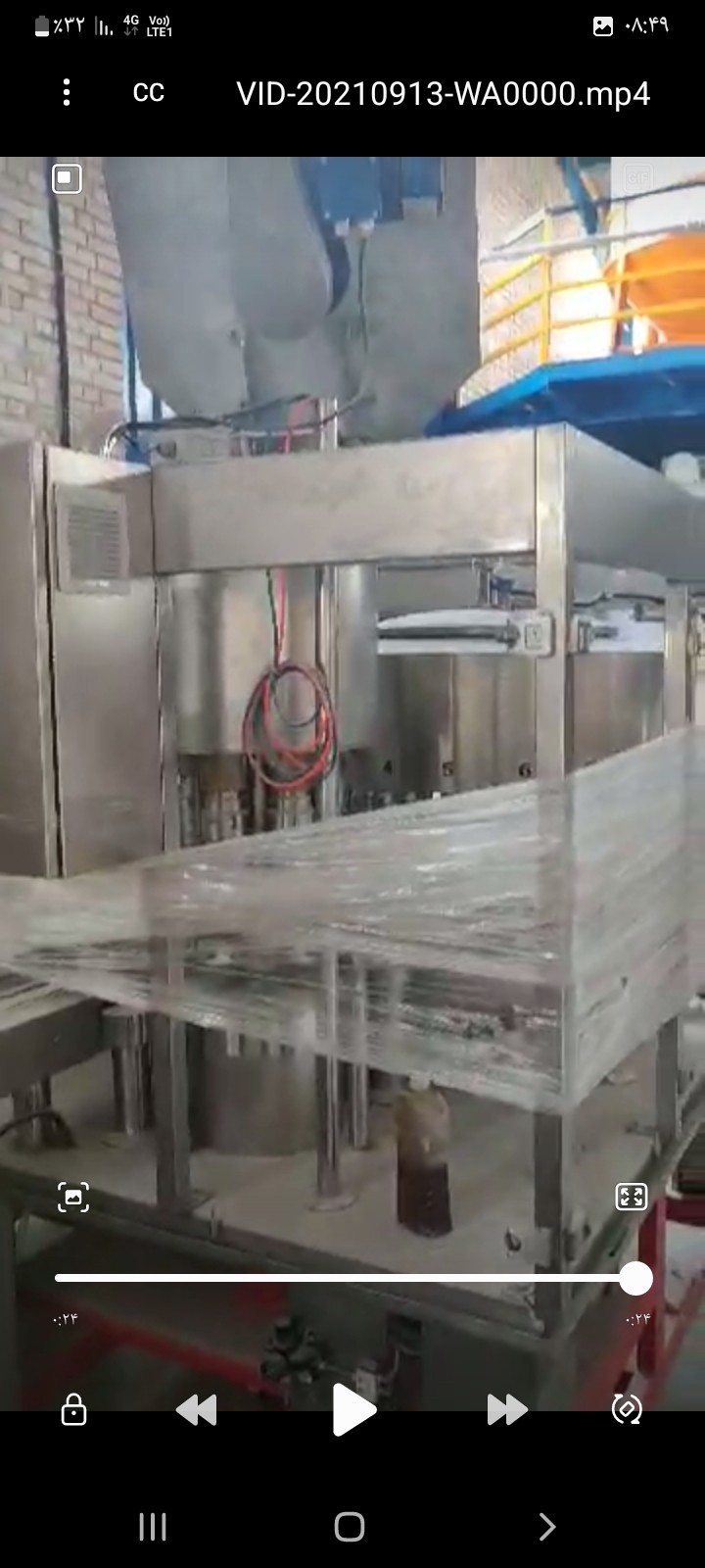 دستگاه پرکن منوبلوک ۱۸ نازل