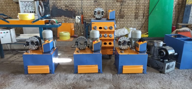 تولید و فروش دستگاه پرس شیلنگ هیدرولیک2 اینچ