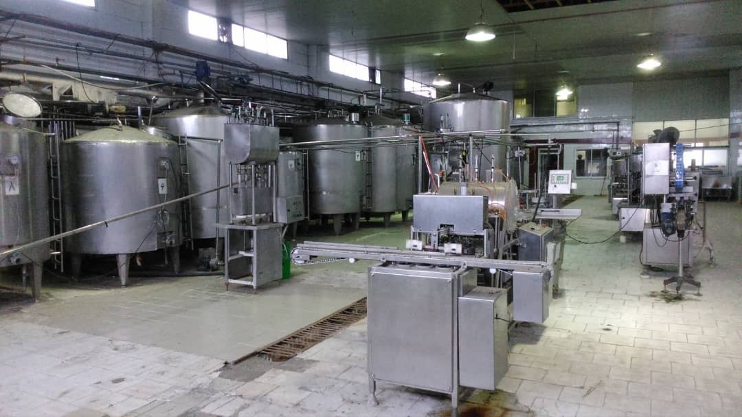 فروش خط تولید دوغ دست دوم