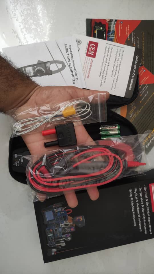 کلمپ آمپرمتر برند CEM مدل CEM DT9381