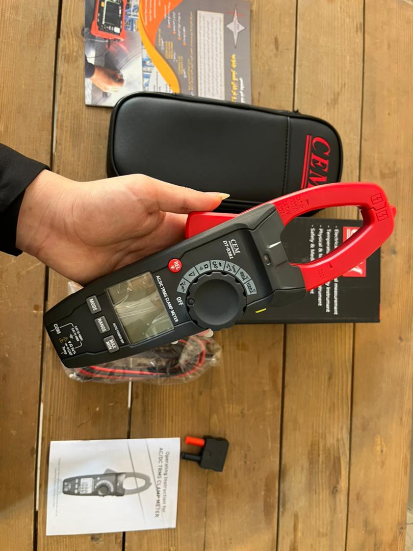 کلمپ آمپرمتر برند CEM مدل CEM DT9381