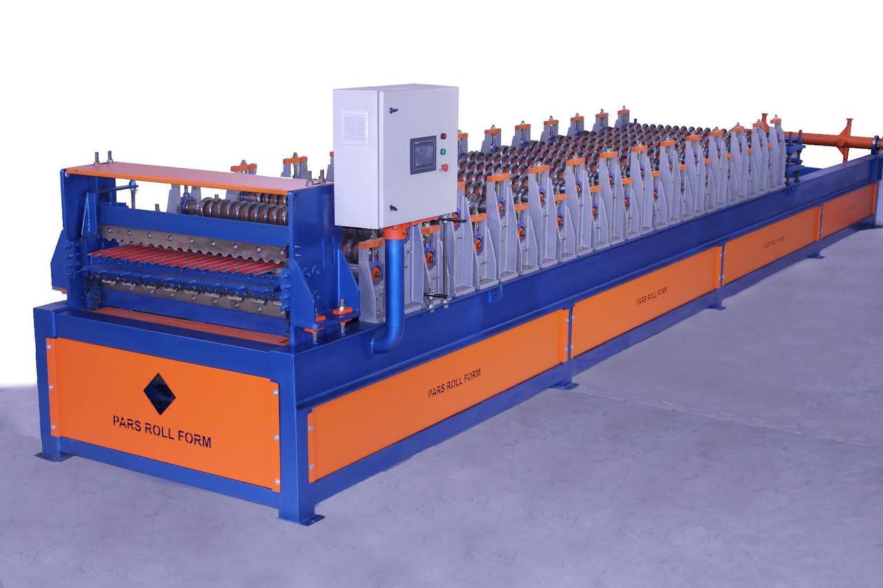 دستگاه دو طبقه سینوسی ذوزنقه پارس رول فرم-09121007760