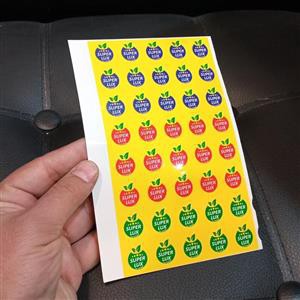 لیبل سوپر میوه | قیمت لیبل سیب ارومیه 09197443453