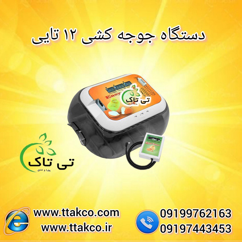 دستگاه جوجه کشی 12تایی | دستگاه جوجه کشی خانگی 09199762163