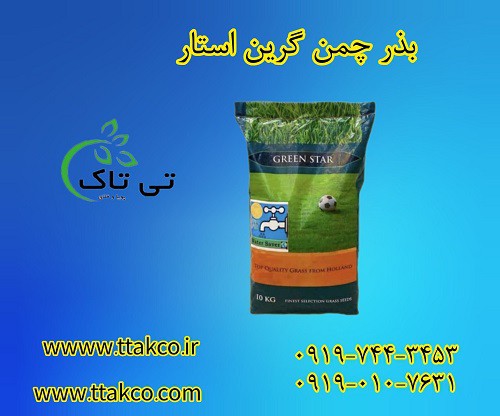 بذر چمن گرین استار | قیمت بذر چمن اسپرت گرین استار