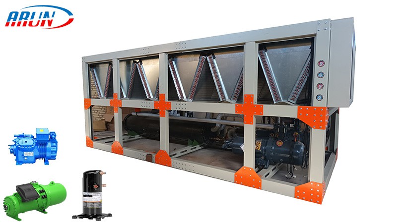 فروش انواع چیلر تراکمی آب خنک , هوا خنک