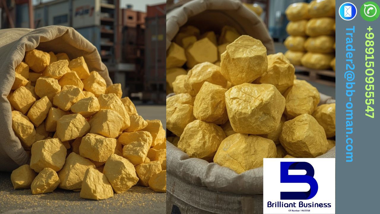 فروش گوگرد کلوخه ازبکستان |  بریلینت بیزینس(Brilliant Business)