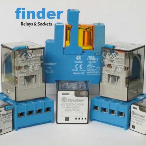 فروش محصولات فیندر finder , فروش تولیدات شرکت فیندر ایتالیا,انواع رله های فیندر
