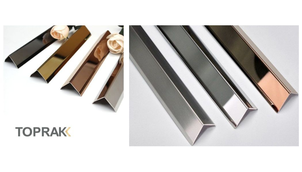 نبشی روکار استیل توپراک | ظرافت، دوام و کیفیت در یک محصول