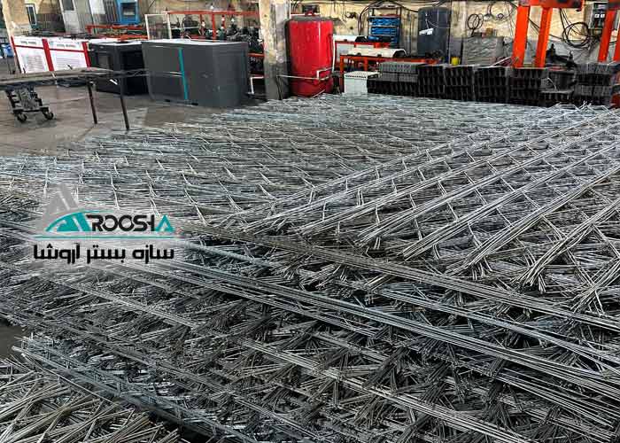 میلگرد بستر ،ناودانی منقطع اتصالات وادار