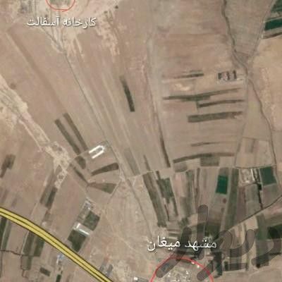 فروش زمین با مجوز کارخانه آسفالت در اراک _فروش ملک در اراک