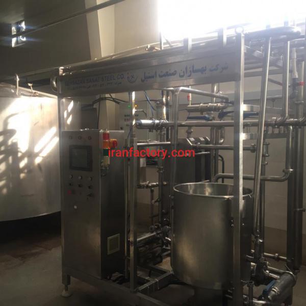 فروش پاستوریزاتور لوله ای استوک صفر
