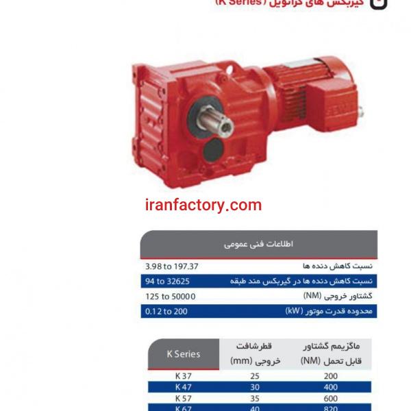 خرید و فروش گیربکس کرانویل SEW صنعتی